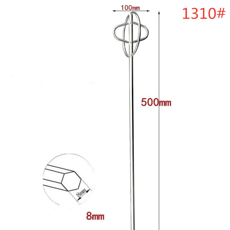 Металлическая мешалка с покрытием 50 см лопасть для покраски бетона осей миксера