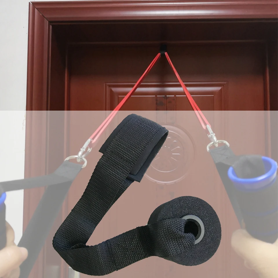 

1 pcs Home Fitness Resistance Bands Over Door Anchor Elastic Bands Arm strength Pull Rope Accessories Unisex