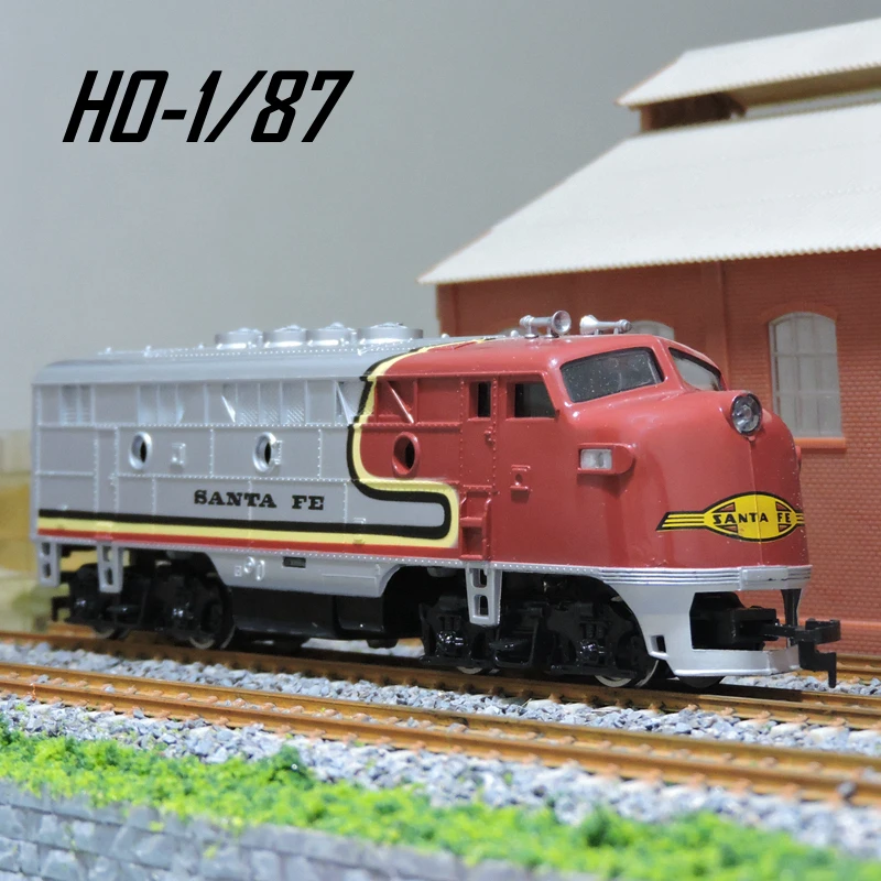 Модель поезда для собак HO 1/87 Santa Fe 6730 SANTA FE F3 электромокомотив начального уровня