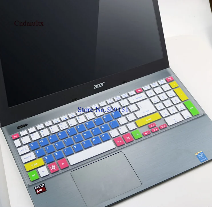15 6 дюймовый защитный чехол для клавиатуры Acer Aspire защитная пленка с рисунком E5 571G