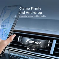 car phone holder for skoda fabia mobile phone holder car holder phone stand steady fixed bracket support gravity sensing grip