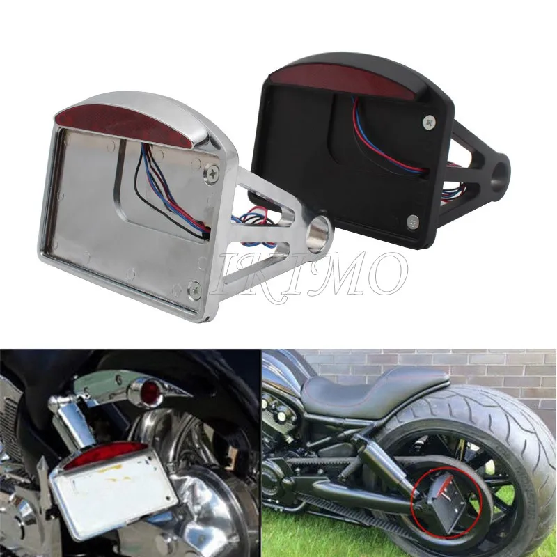 Горизонтальный кронштейн для номерного знака мотоцикла Harley Bobber Chopper | Автомобили