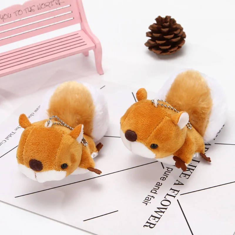 

15cm Big Tail Squirrel Plush Toy Pendant New Squirrel Pendant Big Tail Squirrel Party Accessories Gift Doll