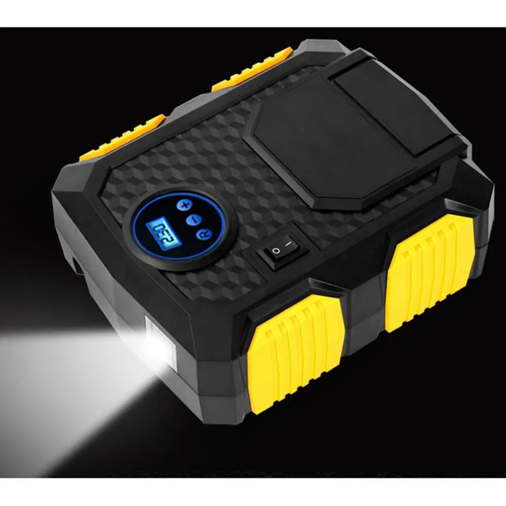 Цифровой насос для шин DC 12 В автомобильный портативный воздушный компрессор 100 PSI