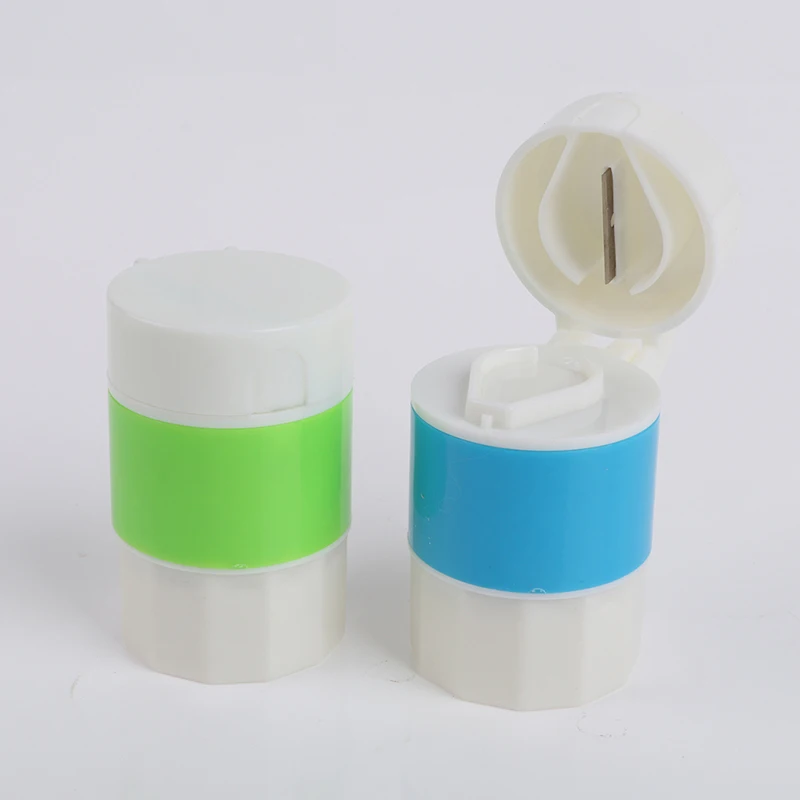 

4 in 1 Pill Pulverizer Tablet Grinder Medicine Pill Cutter Storage Crusher