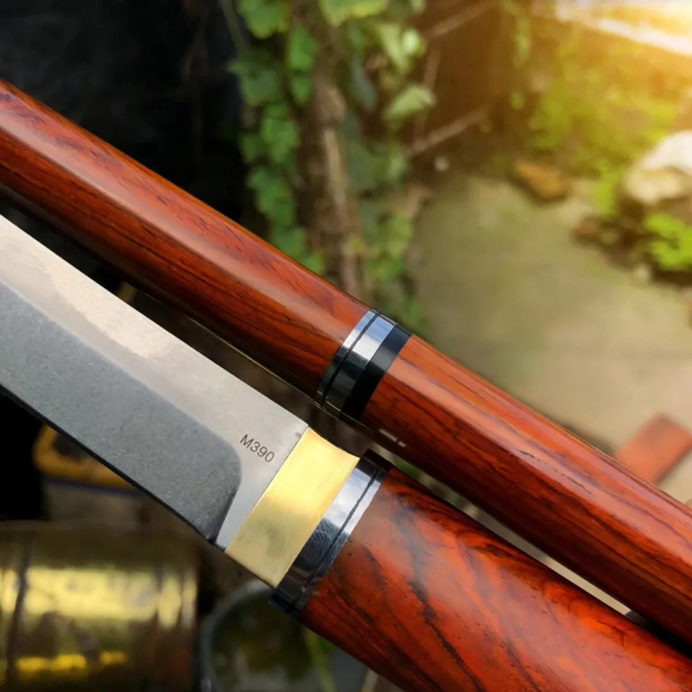 High Quality Japanese tactical knife M390 Steel Handmade Fixed Blade Knife Outdoor Tools Tatical Camping Hunting Straight | Инструменты