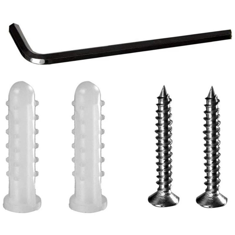 

1 Pcs Stainless Steel Towel Holder Bathroom Robe 2 Hook 5cmx6cmx8cm & 2Pcs Wall Towel Rack Bathroom Decor Round