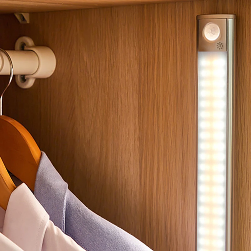 

Motion Sensor Led Closet Light Stick-On Anywhere USB Rechargeable Dimmable Wireless Cabinet Light Night Light Bar TB Sal