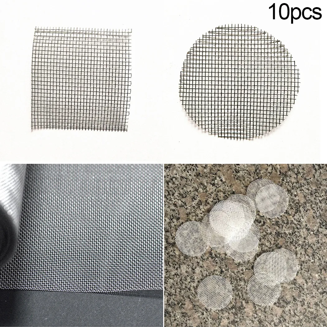 

For Flowerpot Bottom Net Garden Kit Mesh Net Plastic Pot Set 10PCS Bonsai