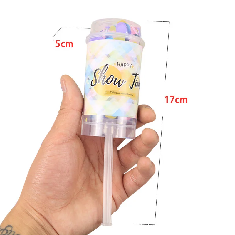 

Confetti Wedding Decoration Hand Pushing Confetti Baby Shower Birthday Celebration Decoration Wedding Party Spray Mini Confetti
