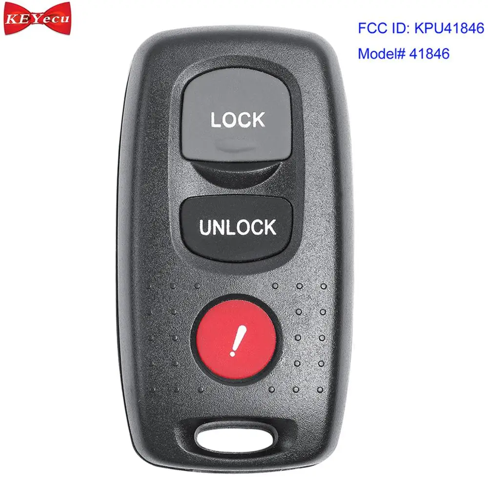Автомобильный брелок KEYECU для Mazda 3 6 2004 2005 2006 дистанционное управление 313 8 МГц FCC