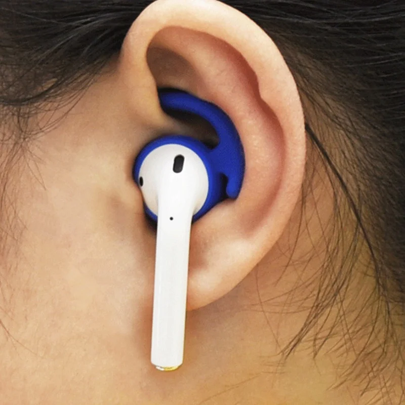 Силиконовая заглушка для наушников Airpods защита беспроводной Bluetooth гарнитуры
