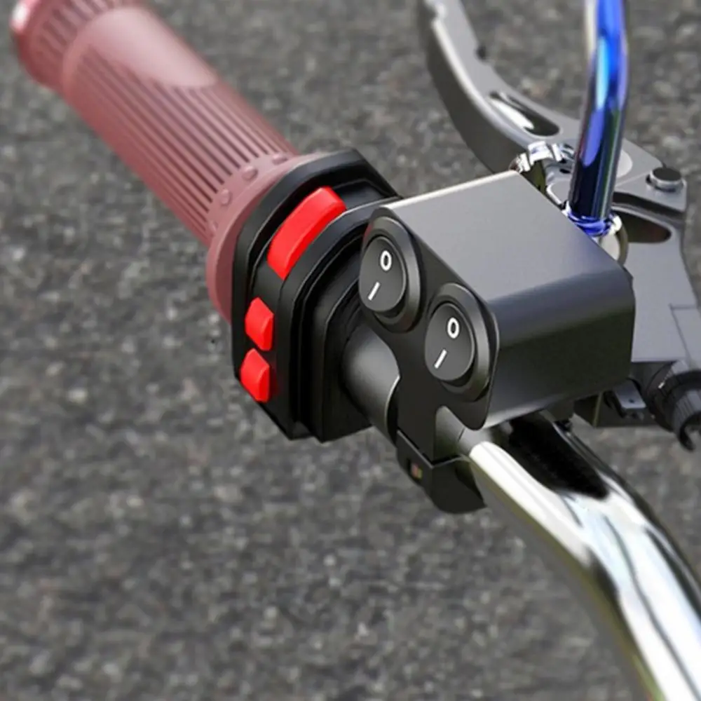 80% горячая распродажа универсальный 12 В мотоциклетный руль двойной