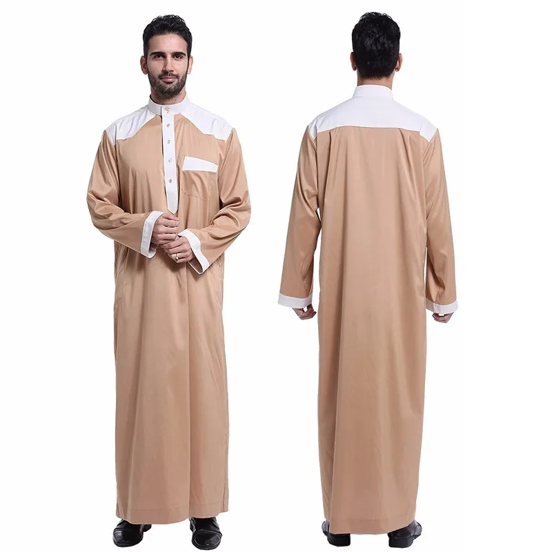 2020 Jubba Thobe Muslim men clothing arabic thobe Thawb Caftan saudi thobe for men islamic clothing men dubai turkish kaftan