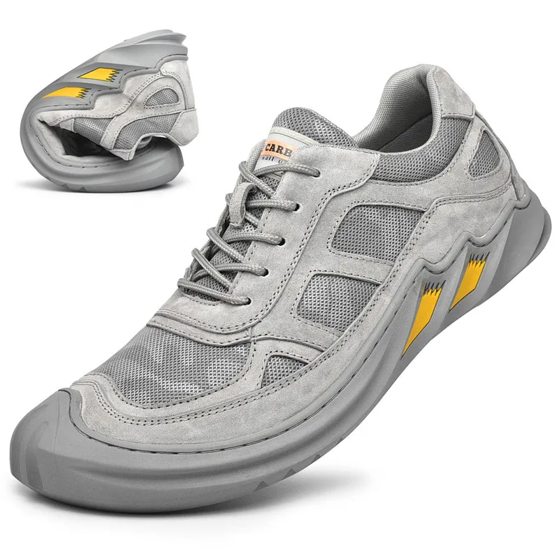 

Мужские кроссовки из коровьей замши, с сеткой, весна-осень, мокасины из ткани Оксфорд