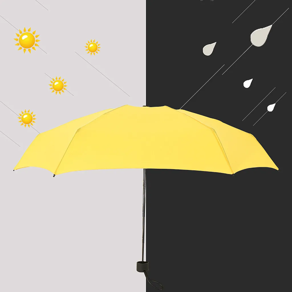 2020 dropshipping Super Mini Pockets Compact Umbrella Sun Anti UV 5 Folding Rain Windproof Travel Umbrellas Best Price | Дом и сад