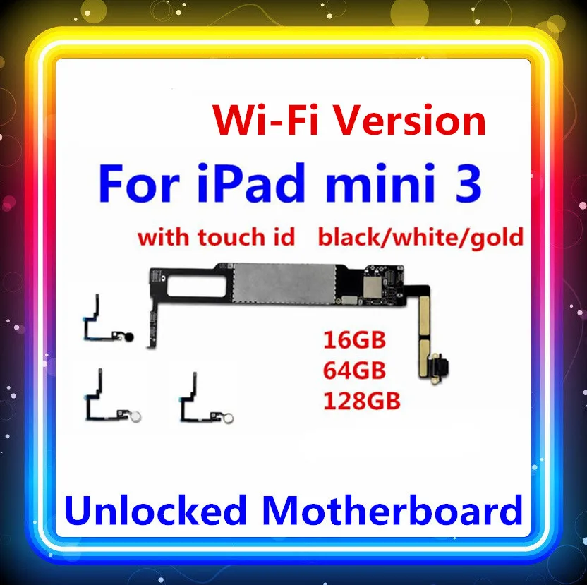 Для iPhone 8 материнская плата для iPhone 8 материнская плата с/withtout Touch ID Хорошая рабочая оригинальная Заводская разблокированная задняя камера