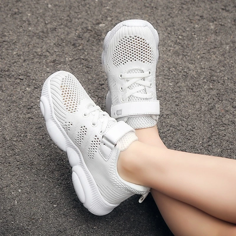 Женские летние кроссовки дышащая сетчатая спортивная обувь для девочек детская