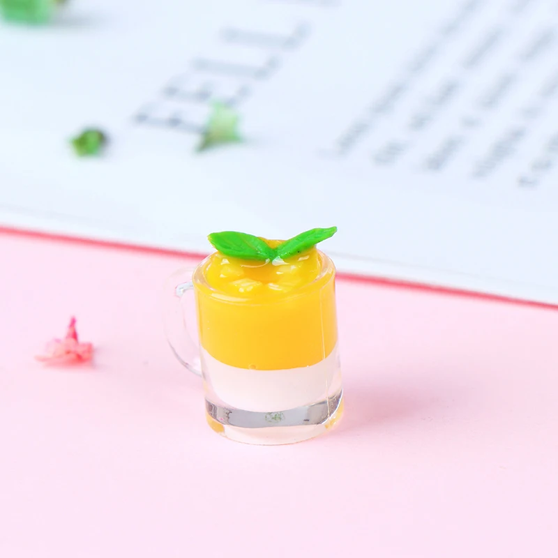 1 шт. Миниатюрные аксессуары для кукольного домика мини-чашка пудинга с манго
