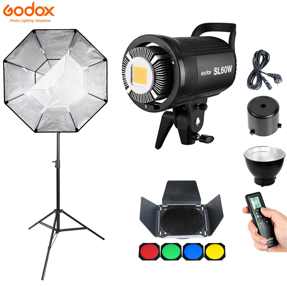 Godox SL60W SL-60W 5600K белая версия ЖК-панель непрерывный светодиодный видео свет + 280 см