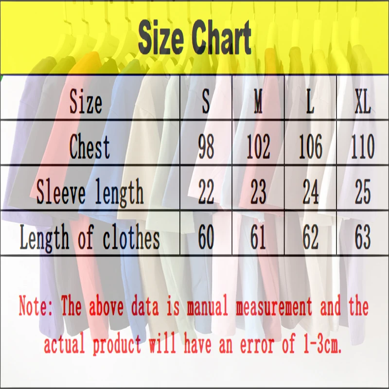 

95% Cotton Color T-Shirt Summer Women's Loose T-Shirt Women's Short-Sleeved Shirt Round Neck Solid Color Outdoor Basic T-Shirt
