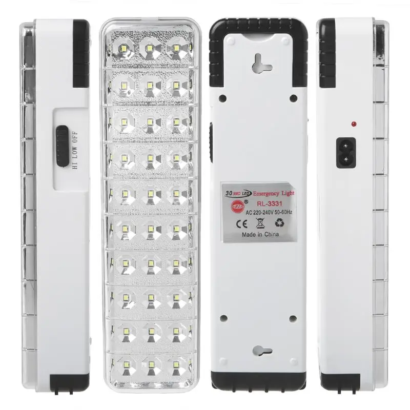 

30LED Multi-function Emergency Light Rechargeable LED Safety Lamp 2 Mode For Home Camp Outdoor