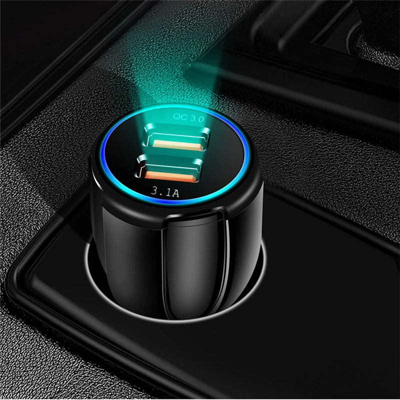 Jellico Car Charger Quick Charge 3.0 Mobile Phone Dual USB QC3.0 Fast for iPhone Samsung Tablet Car-Charger | Мобильные телефоны и