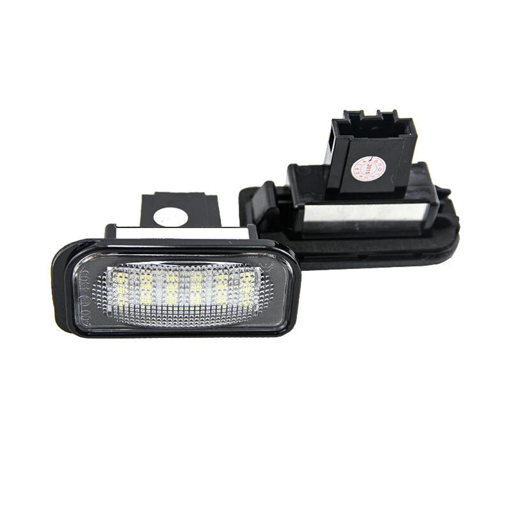 2 шт. 18SMD светодиодные лампы для номерного знака Mercedes Benz C-Class W203 Sedan SL-Class R230 CLK-Class W209