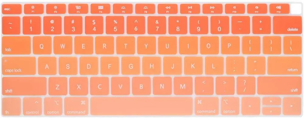Силиконовый чехол для клавиатуры Macbook NEW Air 13 с дисплеем Retina и Touch ID модель A1932 2018 2019