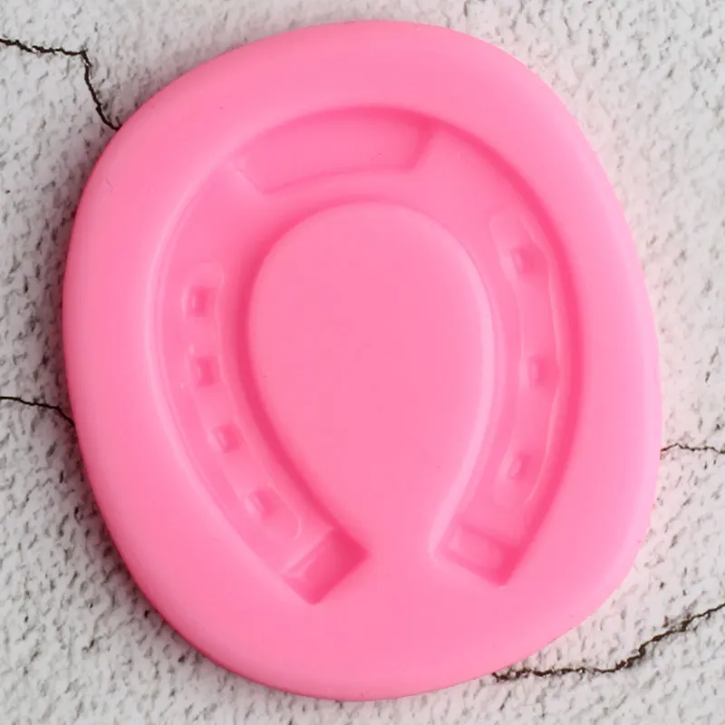 3D конский башмак силиконовые формы Полимерная глина кухня выпечки помадка