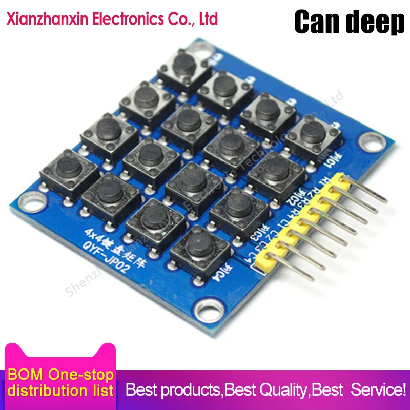 MCU внешняя увеличенная 16bykeypad плата для развития обучающая доска аксессуары 4x4