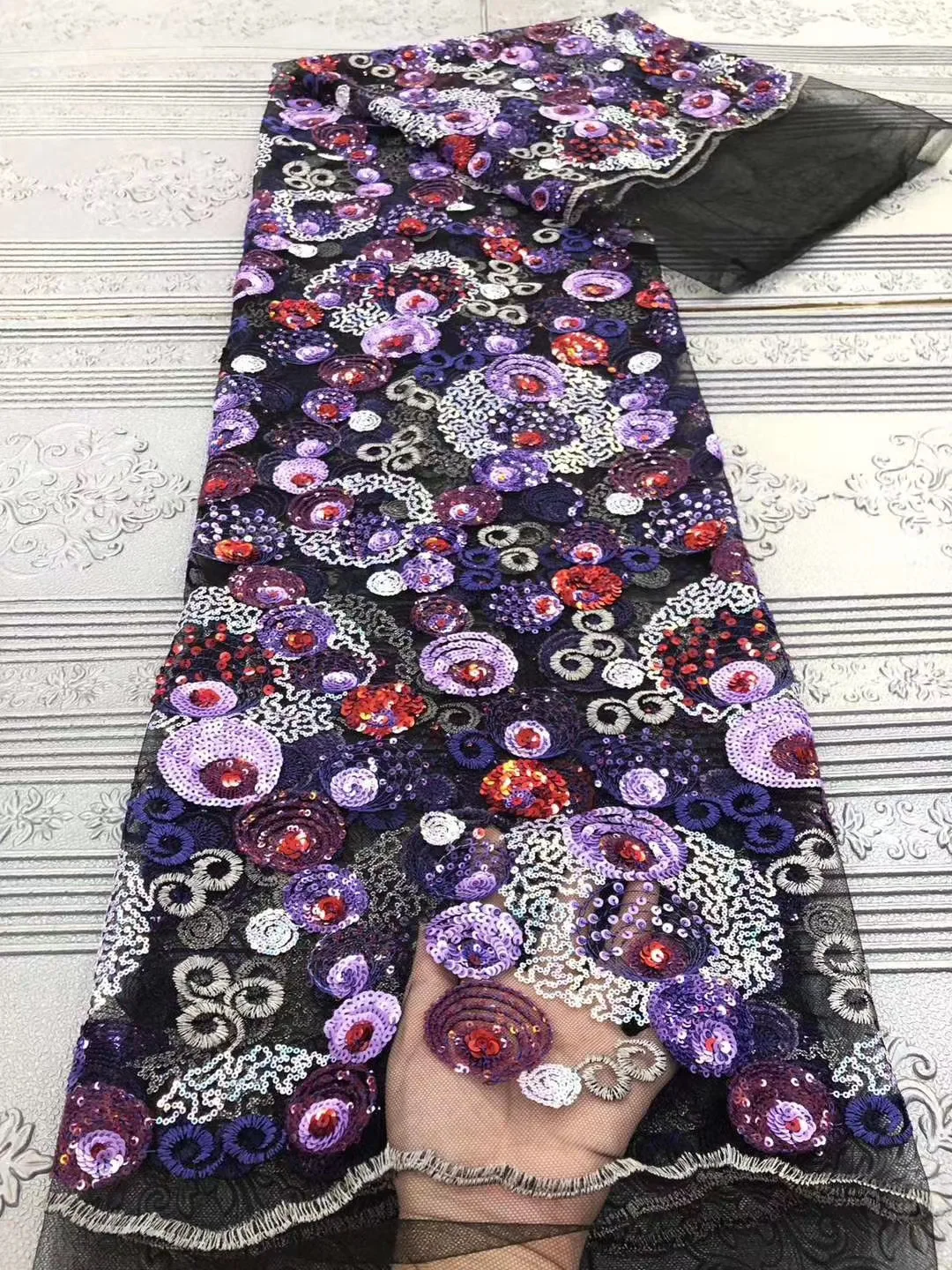 

2022 новейшая нигерийская сетчатая кружевная ткань, высококачественный тюль, африканская кружевная ткань, свадебная французская Тюлевая кружевная ткань FJ4134