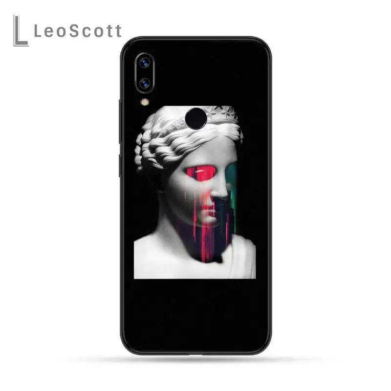 

David Medusa Mona Lisa Art Phone Case For Xiaomi Redmi Note 4 4x 5 6 7 8 pro S2 PLUS 6A PRO
