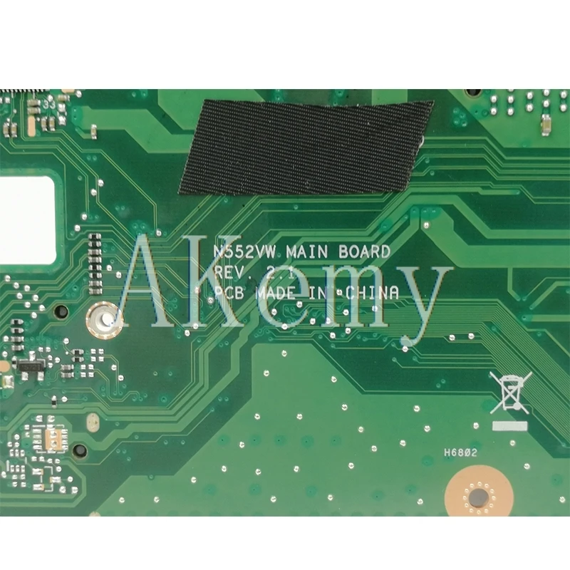 N552VW материнская плата для ноутбука For Asus VivoBook Pro N552VX N552V оригинальная HM170 I7-6700HQ