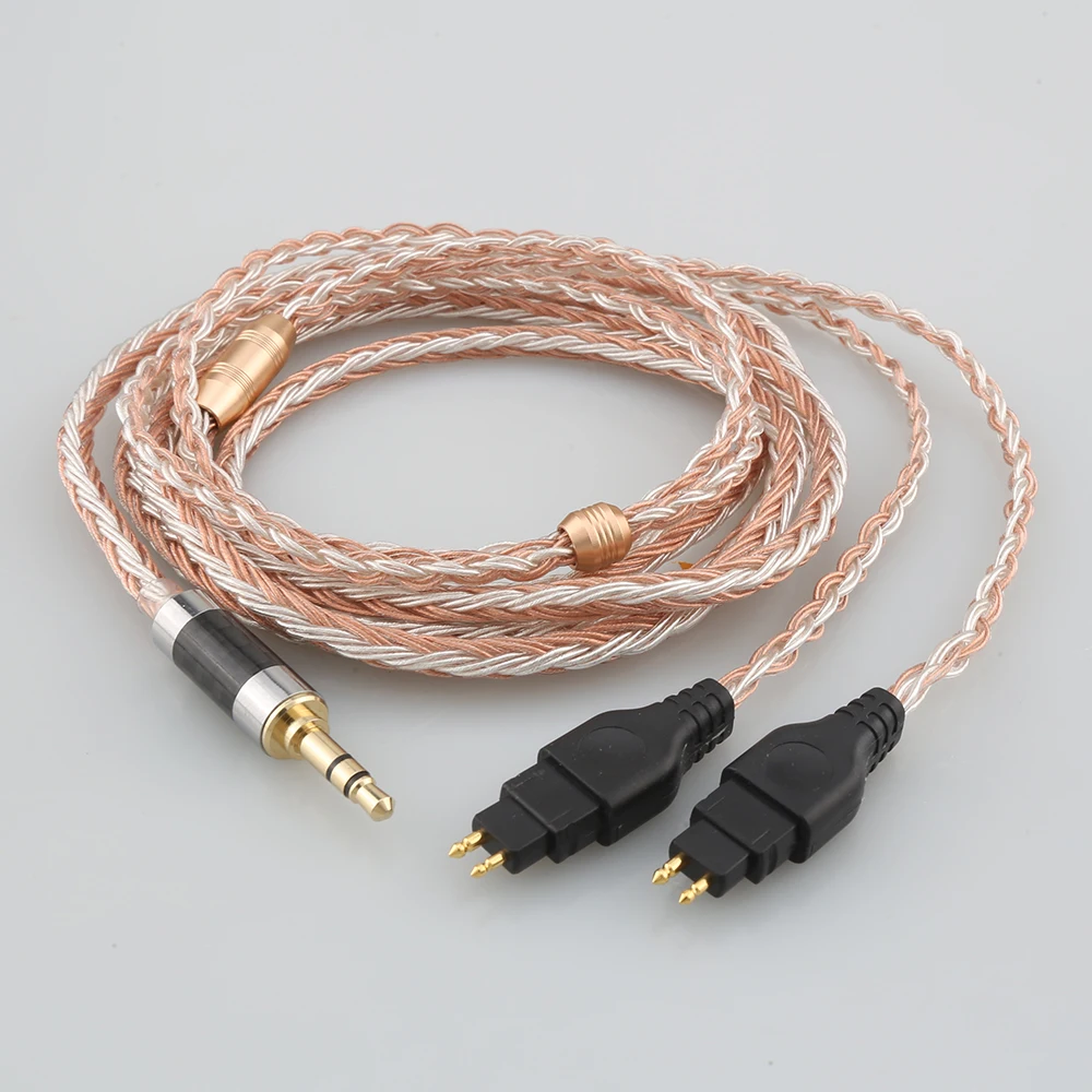 Высококачественный 3 5 XLR 16 ядер OCC посеребренный смешанный кабель для наушников