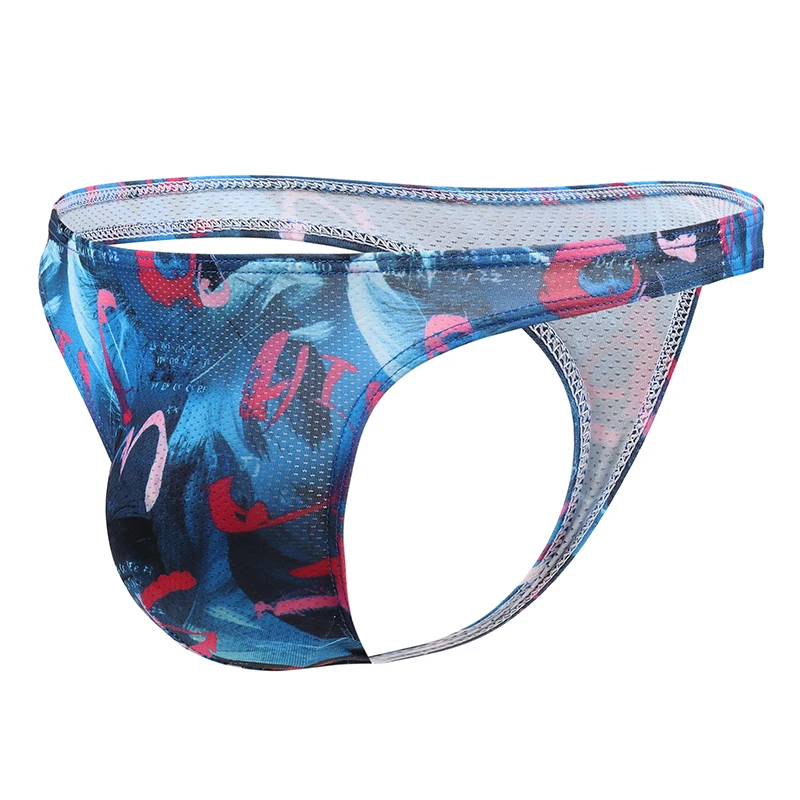 

Мужское нижнее белье с сексуальным принтом, мужское нижнее белье, сексуальное нижнее белье, мужские стринги с Т-образным ремешком и стринги, Tanga Hombre