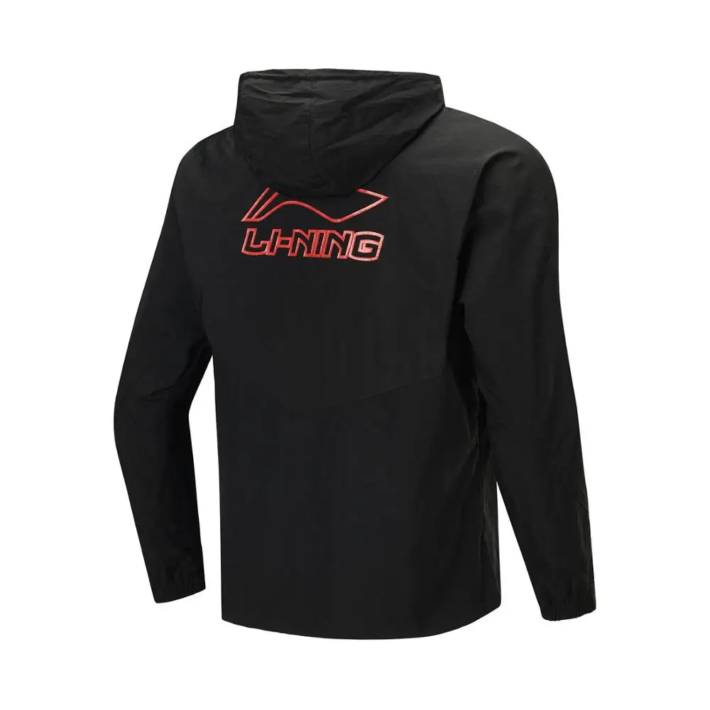 Li-Ning Мужская трендовая свободная ветровка с Умной подкладкой комфортное