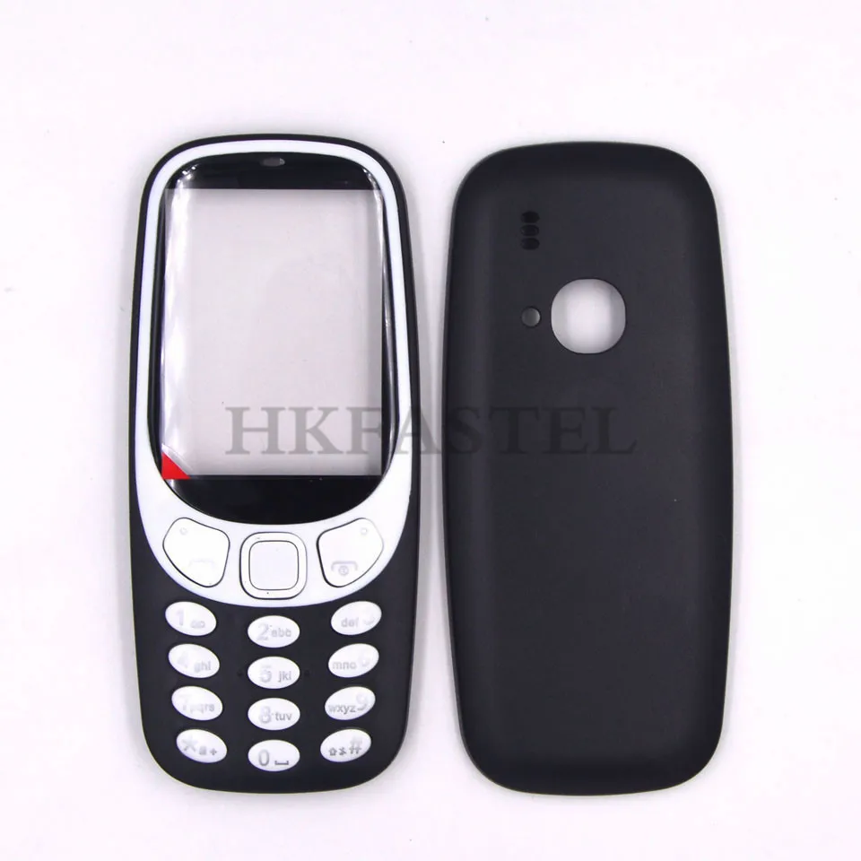Black Color HKFASTEL для Nokia 3310 двойная sim-карта высококачественный чехол для мобильного телефона с клавиатурой - Цвет: Black Color