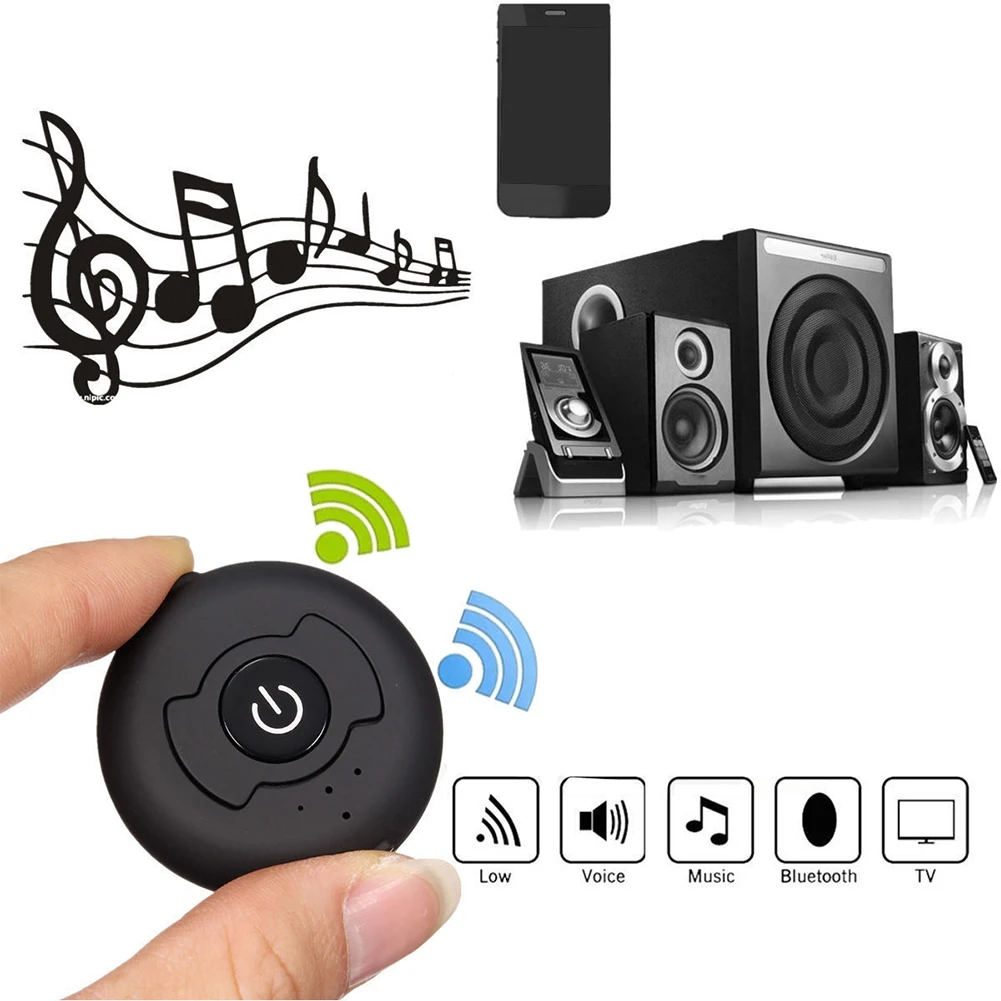Автомобильный 3 5 мм мини многоточечный беспроводной для ТВ USB Круглый Bluetooth