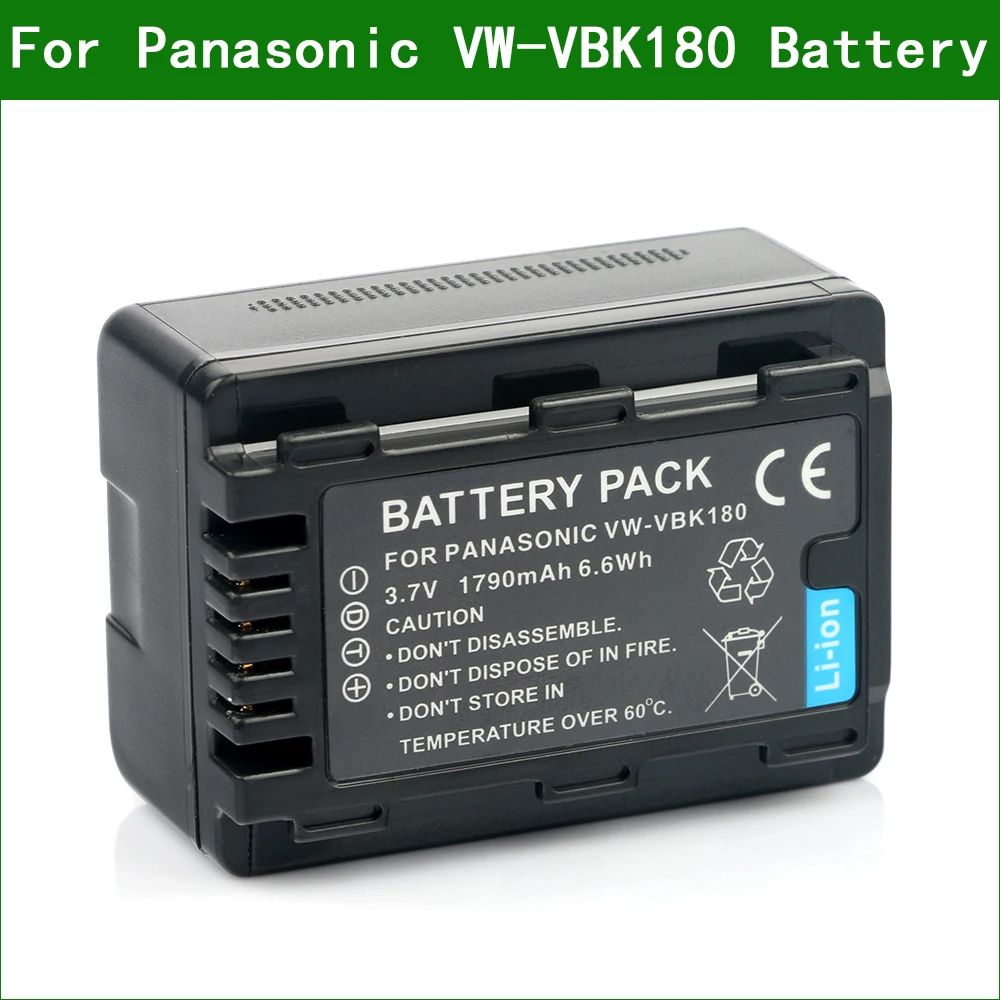 LANFULANG VW-VBK180 аккумуляторная батарея батареи для камеры Panasonic HC-V700 SDR-S70 VW-VBL090 VW-VBK360 |