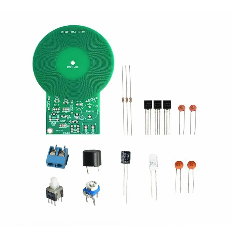 

DIY Metal Detector Kit Electronic Kit Non-contact Sensor Board Module Electronic Part Metal Detector DC 3V-5V