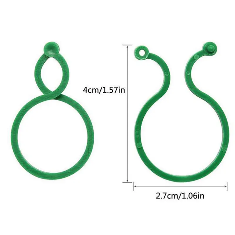 

Garden Vegetable Plant Support Binding Clip Gardening Greenhouse Plant Growth Clip Vegetable Garden Supplies 20/50/100pcs