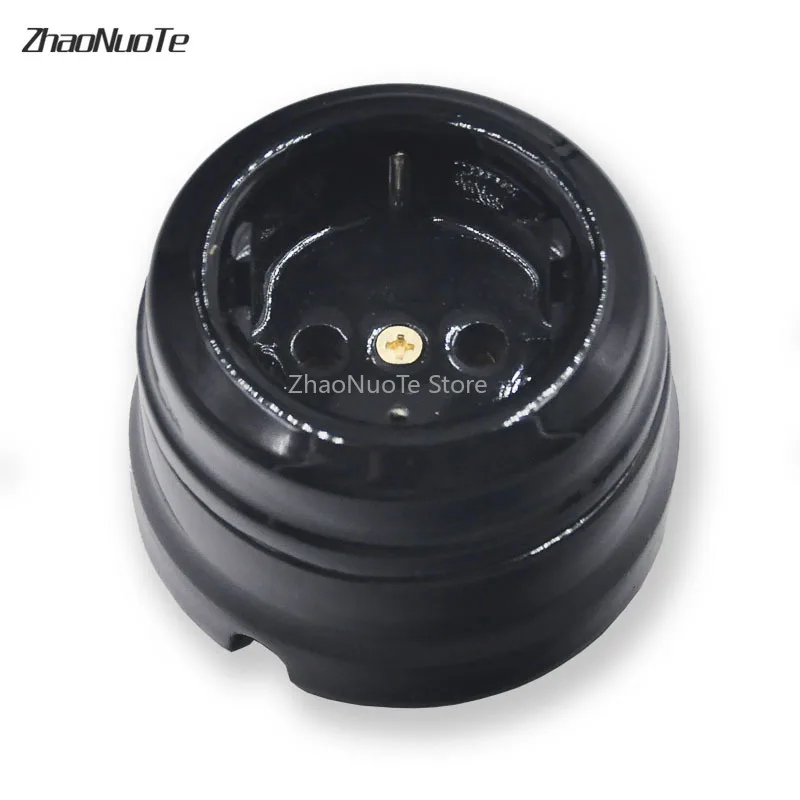 6 шт. высокое качество европейская ретро керамическая розетка настенная