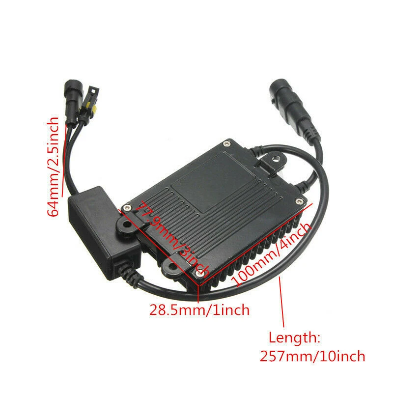 12V тонкий 100W спрятал балласт ксенона замены светильник Быстрый старт