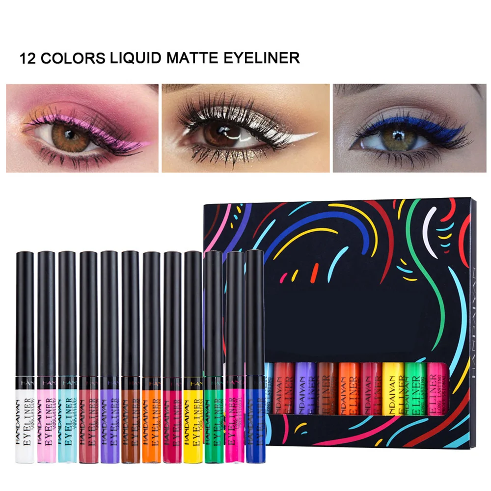 

Eyeliners Matte Liquid Eyeliner Set Long Lasting Waterproof Liquid Eyeliner Pen Party Cosmetic Show Wedding Makeup