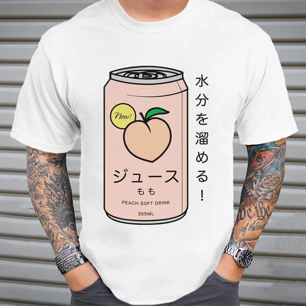 Футболка в японском стиле с рисунком сока и манги | Футболки