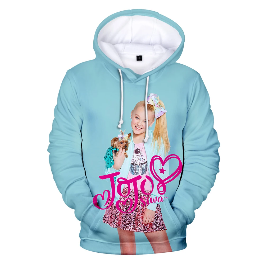 

Популярные толстовки с 3D принтом JOJO SIWA, мужские и женские свитшоты, Модные осенние пуловеры в стиле хип-хоп с длинным рукавом, повседневные м...