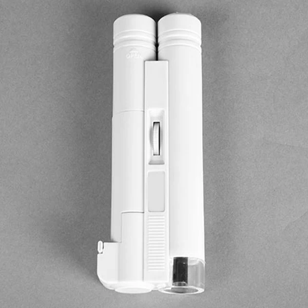 Карманный микроскоп с регулируемой подсветкой увеличительное стекло 150 раз со