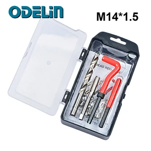 Набор инструментов для ремонта резьбы M14 X1.5, 15 шт.