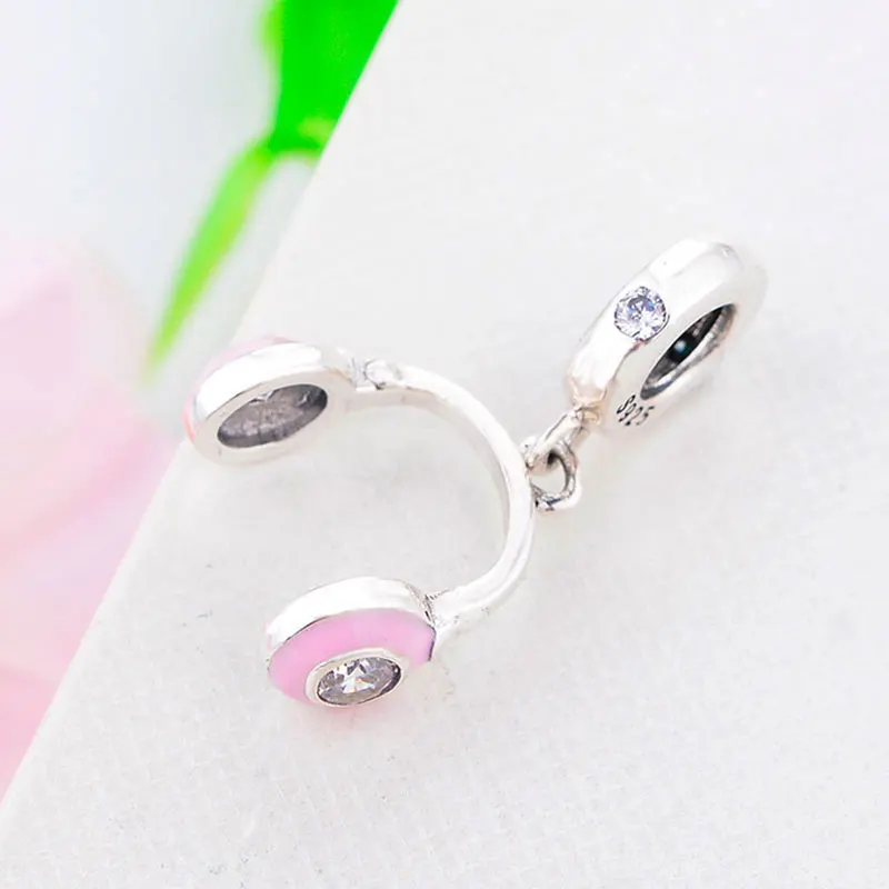 Подвеска для наушников из серебра 925 пробы с эмалью|Бусины| |